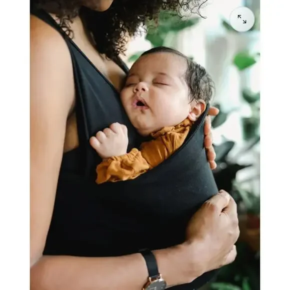 NWT Lalabu Soothe Shirt Black XL Tank Top Maternity Newborn - Picture 7 of 15